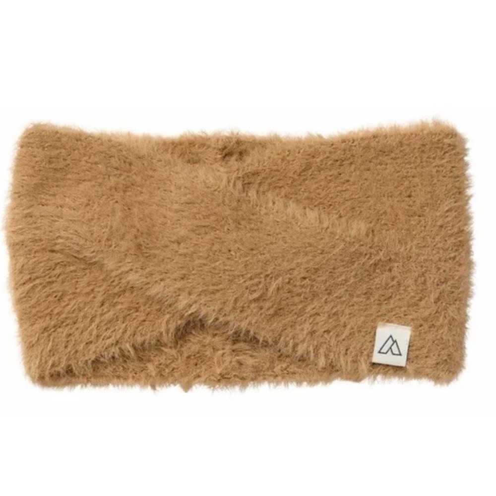 Alpine Design Women's Fuzzy Rib Headband | Light Brown |‎ One size